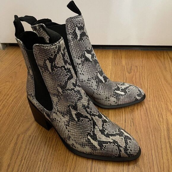 NEW! tony bianco hampton natural snake point toe western boots size US 7 - Picture 3 of 13